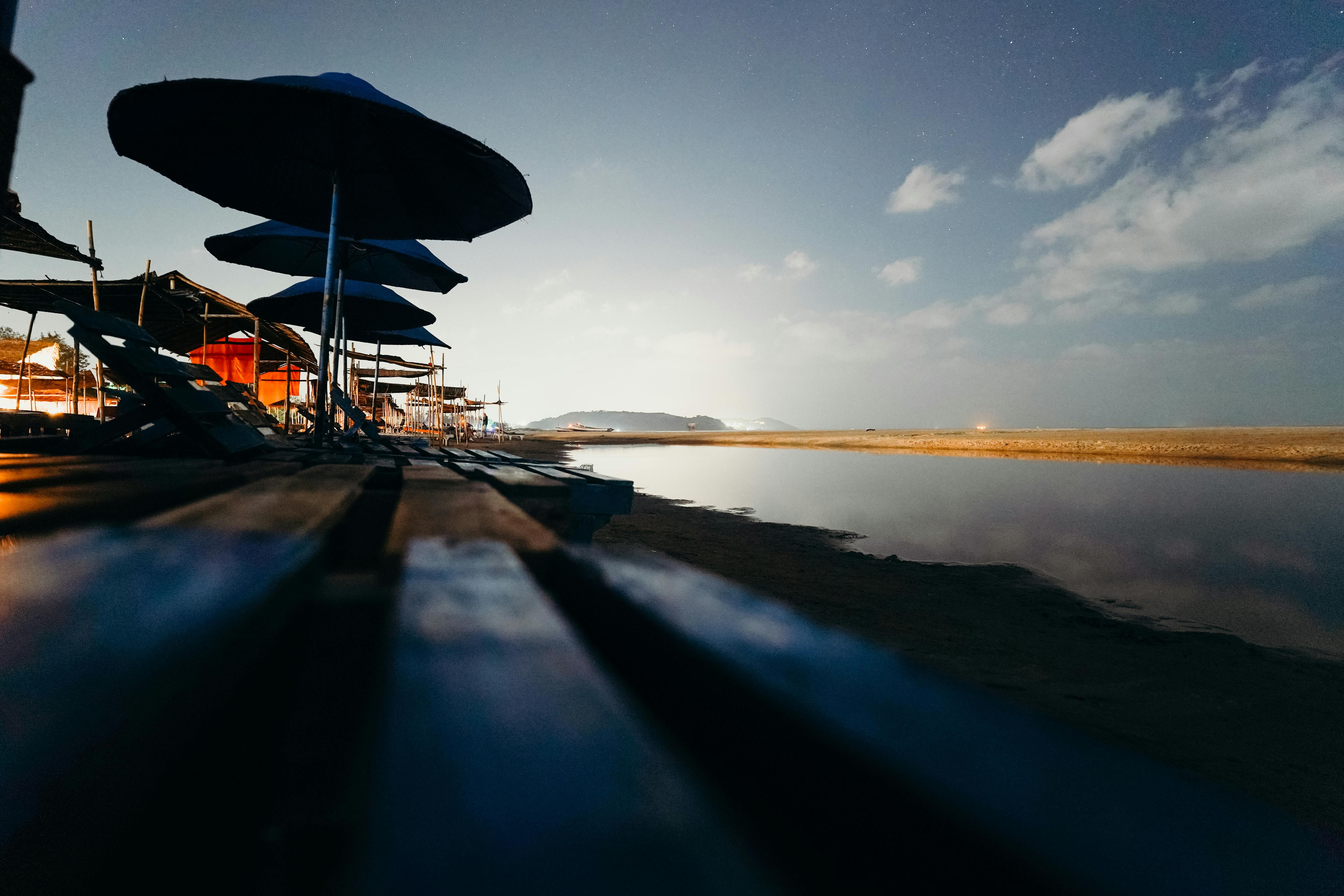 view of a beach in goa during daytime