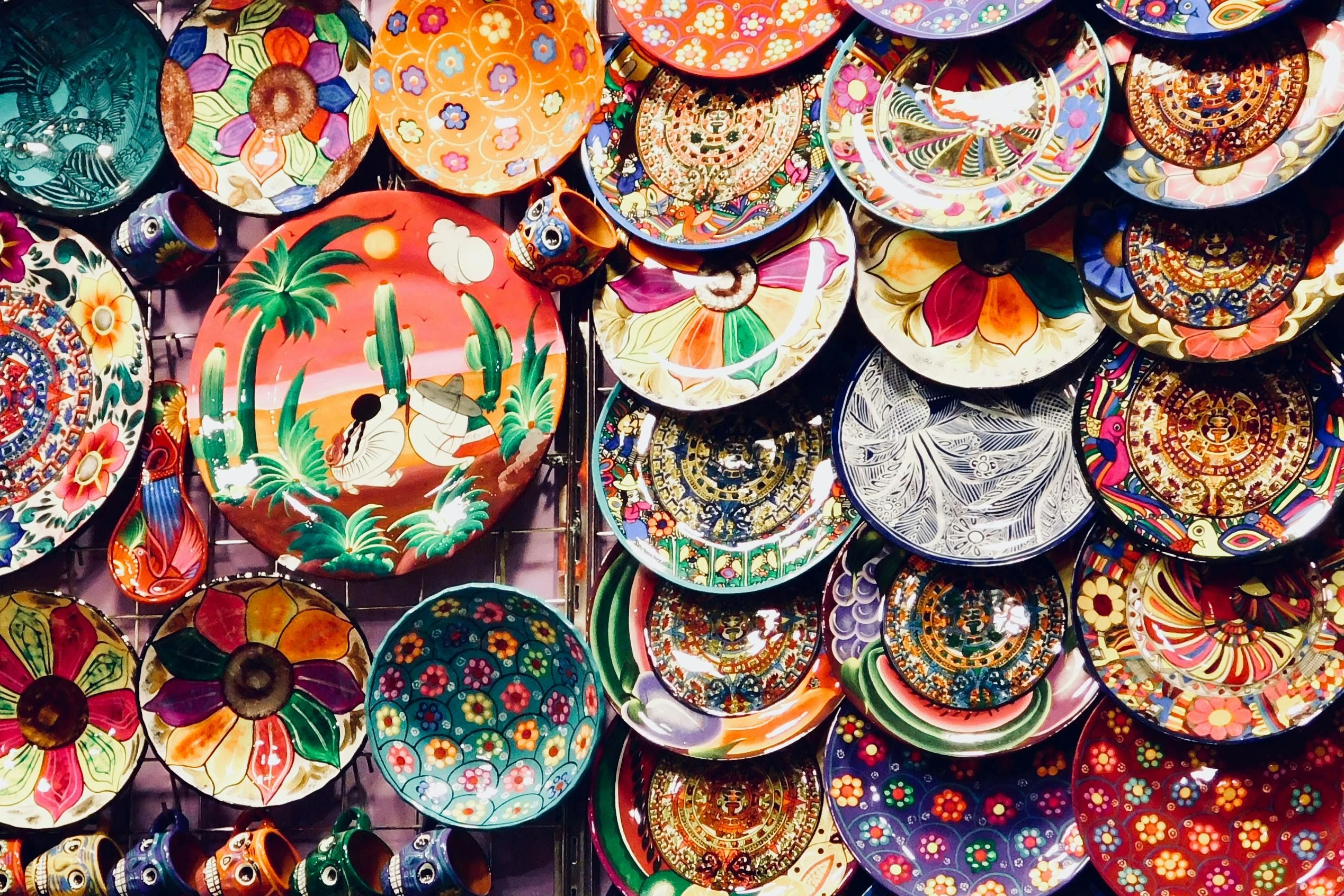 assorted commemorative plates