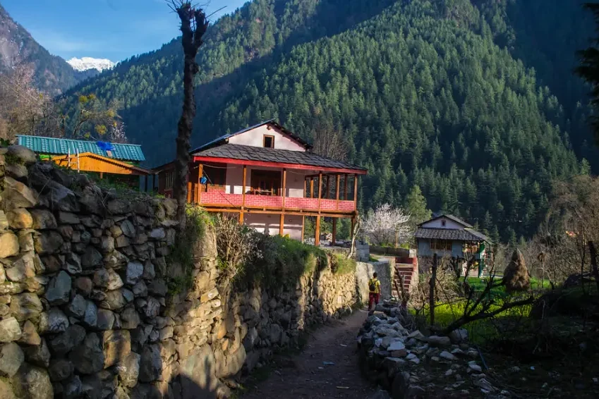 a traditional house at chalal village