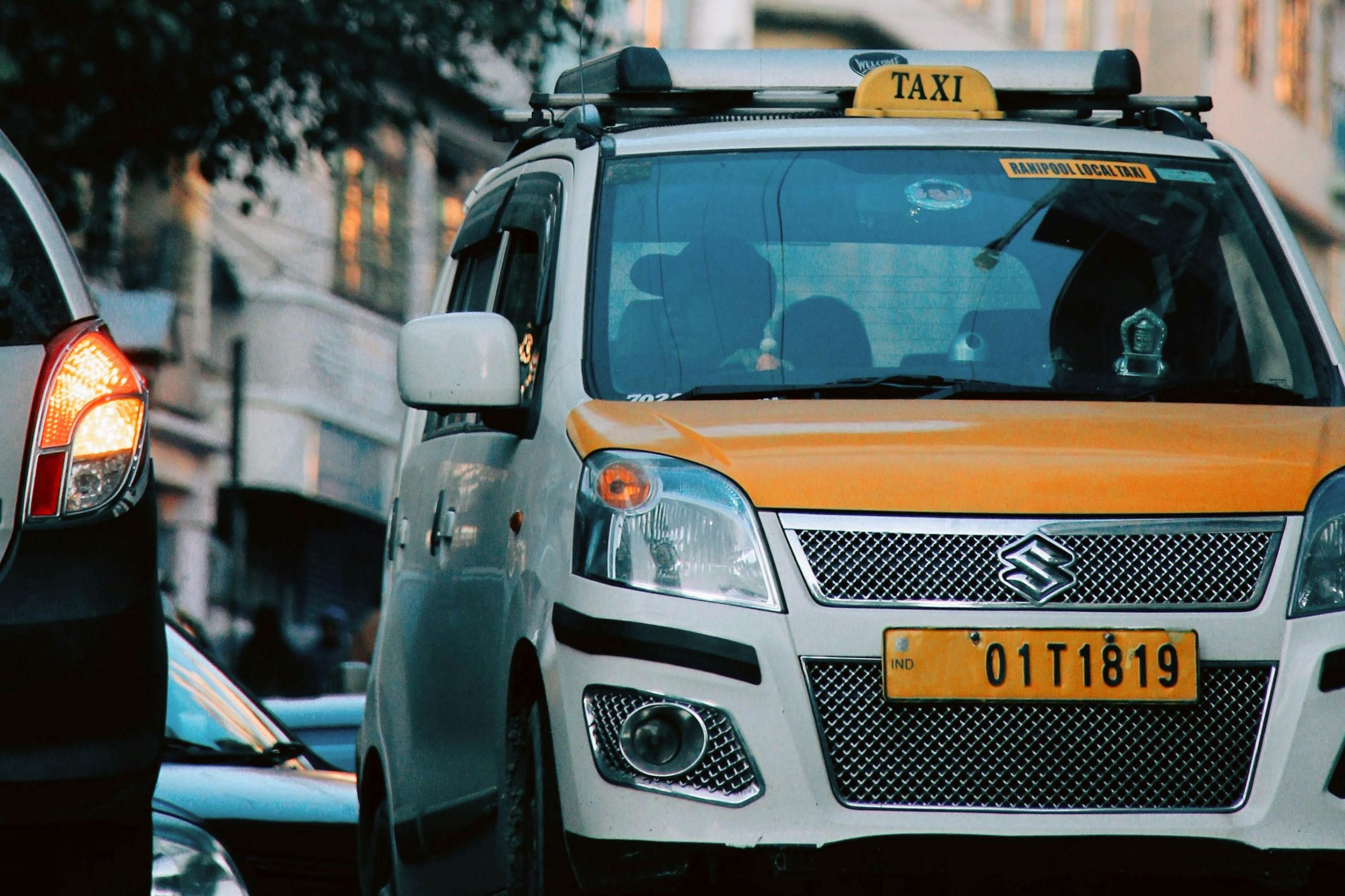 photo of a taxi cab